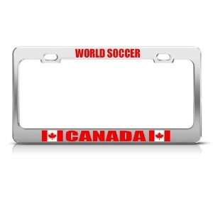  Canada Flag Canadian Sport Soccer license plate frame 