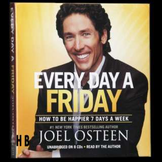 NEW Every Day a Friday JOEL OSTEEN How to Be Happy Everyday 8 CDs 