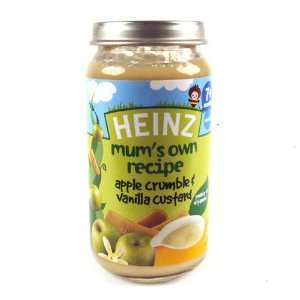Heinz 7 Month Mums Own Apple Crumble & Custard 200g  