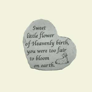 SM HEART Sweet little flower Baby