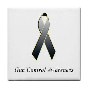 Gun Control Awareness Ribbon Tile Trivet