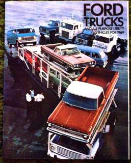 1969 Ford Trucks All Purpose Utility Vehicles Brochure  