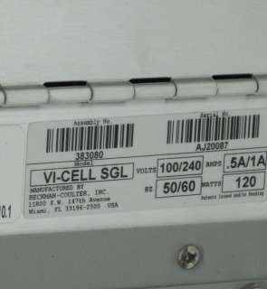 Beckman Coulter Vi Cell SGL Viability Analyzer  