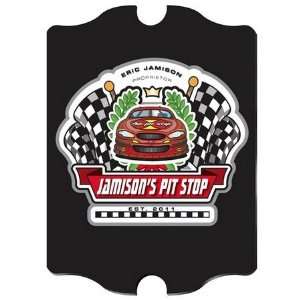   Vintage Personalized Racing Pit Stop Pub Sign
