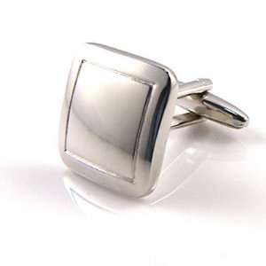  Box Lined Silver Cufflinks Jewelry