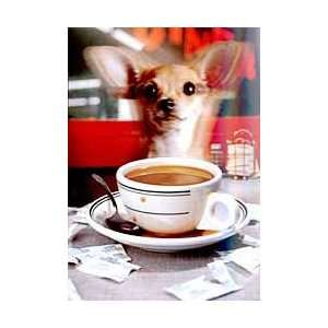  Chihuahua With Coffee Card 