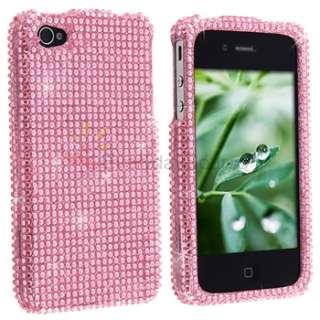 Pink Rhinestone Bling Case Cover for Verizon iphone 4G  