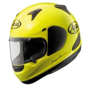  Arai RX Q Florescent Yellow Helmet   Size  Large 