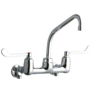   Centered High Arc Commercial Kitchen Faucet