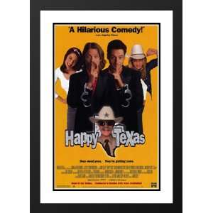  Happy Texas 20x26 Framed and Double Matted Movie Poster 