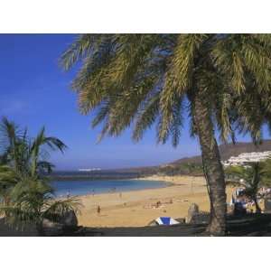 The Beach at Playa Blanca, Lanzarote, Canary Islands, Atlantic, Spain 