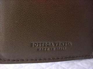 BOTTEGA VENETA Woven Leather Card Holder NEW /box  
