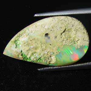 27CTS EXQUISITE GLISTER MULTI COLOR PLAY NATURAL SOLID OPAL  
