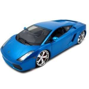  Lamborghini Gallardo Playerz Blue 118 Diecast Car Toys 