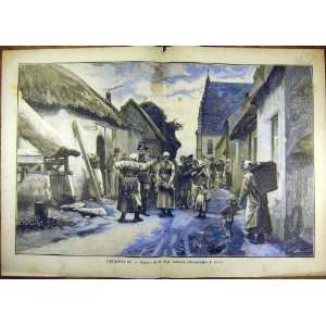  Painting Arrestation Hugo Salmson Village French Print 