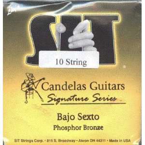Strings Bajo Sexto 10 String Phosphor Bronze .024   .078 