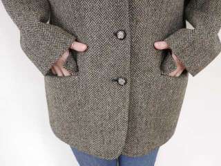 Ralph Lauren Herringbone Wool Hacking Jacket Blazer  