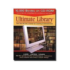  The Ultimate Library10,000 Books on Cd rom Software