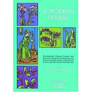  of Herbs, Grasses, Fungi Shrubs & [MODERN HERBAL V02]  Author  Books