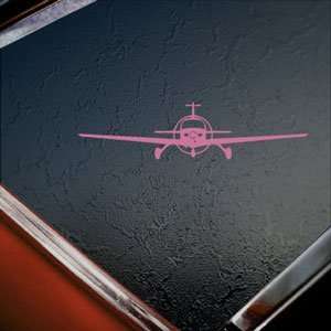  Cirrus SR22 GTS Airplane Pink Decal Truck Window Pink 