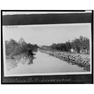  Westover, Arkansas,AR,1927 Flood,Levee scene