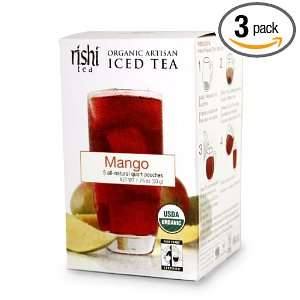 Rishi Tea Mango Iced Tea, 1.75 Ounce (Pack of 3)  Grocery 