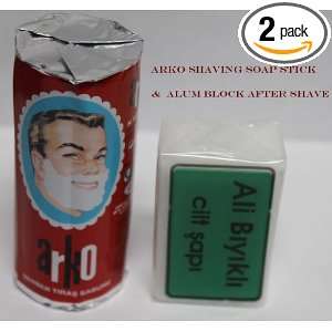  Arko Shaving Soap Stick & Alum Block After Shave Health 