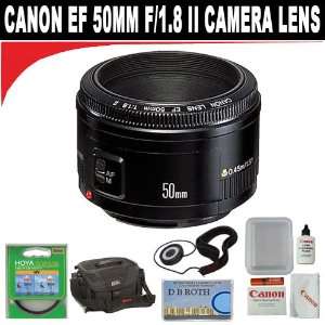 II Camera Lens + Canon Optical Cleaning Kit + Hoya 52mm UV (Ultra 