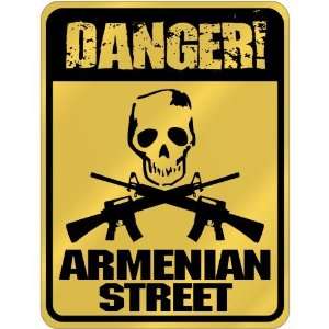  New  Danger  Armenian Street  Armenia Parking Sign 