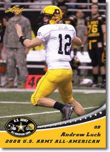 ANDREW LUCK   2012 Leaf U.S. Army All American Football RC  