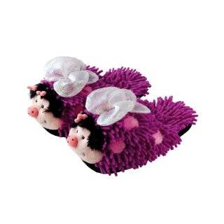 Fuzzy Friends Slippers Butterfly by Aroma Home