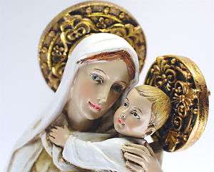   Mater Amabilis Mother Most Amiable Mary Virgin Child Jesus Halo Statue