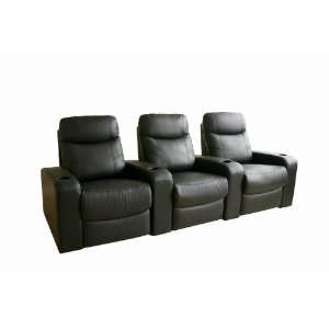  Cannes Home Theater Seats (3) Black Electronics