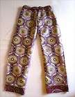   Pants (M) in Lavendar Gold African Textile Fair Trade by Dsenyo Malawi