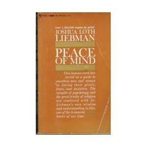 peace of Mind Joshua Loth Liebman  Books