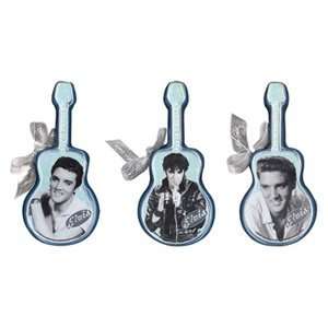 NEW Elvis Guitar Ornaments Set