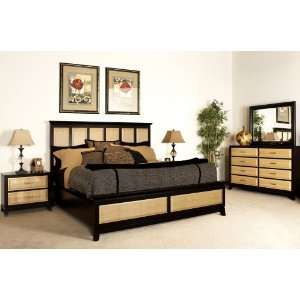   Home Furnishings Insignia Bedroom Panel Bed Set