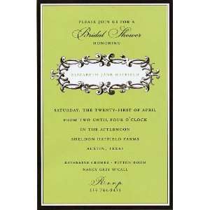  Green Hatfield Invitation