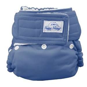 Happy Heinys Organic Cloth Diapers 12 Pack Boys Color Blue all in one