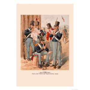  Artillery, Infantry and Dragoon Giclee Poster Print by H.a 