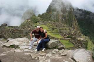 thats us at Machu Picchu, Peru.
