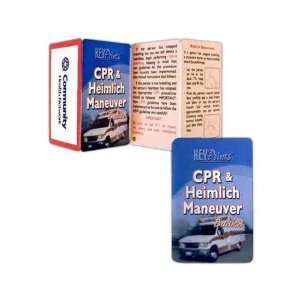  Key Point   CPR and heimlich maneuver pamphlet with logo 