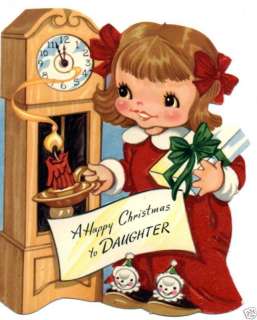 Vintage Christmas Magnet for Daughter   Gifts girls V76  