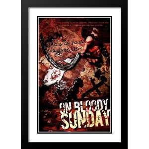 On Bloody Sunday 20x26 Framed and Double Matted Movie Poster   Style A