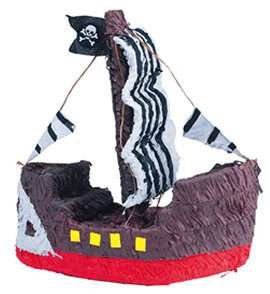 Pirate Ship Pinata   Birthday Party Supplies 021505129331  