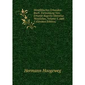   , Volume 5,Â part 1 (German Edition) Hermann Hoogeweg Books