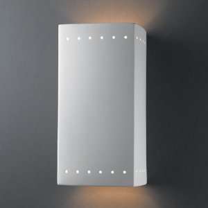 Justice Design 0965 BIS, Ambiance Ceramic Wall Sconce Lighting, 2 