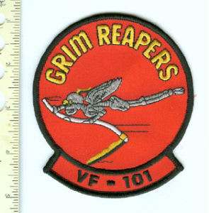 Military Patch USN VF 101 Grim Reapers ( F 14s )  