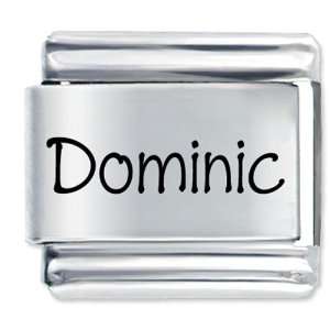 Name Dominic Laser Italian Charms