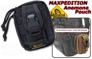 Maxpedition Anemone Utility Pouch BLACK 2302B **NEW**  